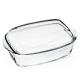 High Borosilicate Glass Tableware Food Safe Pizza Glass Baking Pan