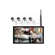 300 Cd / M2 10.2 Inch 4 Channel Cctv Lcd Monitor With Wireless Camera