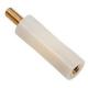 Round Nylon Pillars Isolation Distance Bolts Brass M6 Standoff Spacer ISO 9001