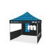 Half Walls Folding Canopy Tent Customized Booth Tent Single Side Printing