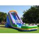 Outdoor Commercial Inflatable Water Slides With Pool For Backyard Party