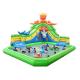 PVC Tarpaulin Outdoor Inflatable Amusement Park Robust Framework Simple Operation