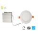 12W 6inch LED Slim Round Panel Downlight For Jewelry Store / Exhibition Hall
