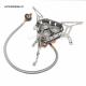 Outdoor Cooking Portable Burner Round Stainless Steel Furnace Head Camping Gas Stove