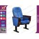 Big Conference Hall Auditorium Chairs With ABS Tablet Foldable / Audio System Inside
