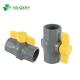 Middle East Free Sample Grey PVC Octagonal Ball Valve 1/2 to 4 Inch Glue Connection Form