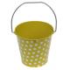 Mini Tin Bucket for Sale Small Metal Buckets Christmas Tin Pail with Solid Color Printing