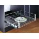 Customized Cabinet Kitchen Pull Out Basket Easy Installation For Storage
