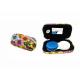 Portable Hard Tiny Contact Lens Travel Kit Case With Flowers For Children / Ladies