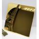 PVD Gold SS Sheet Mirror Gold Plated Stainless Steel Sheet 3000mm 2438mm