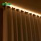 Silent Led Light  Double  Ceiling Track   Suspended  Recessed Shower  Curtain  Double Rail