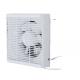 Mass Production 6 Inch White Plastic Square Exhaust Fan for Bathroom Ventilation