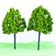 HO scale Architectural model Plastic trees, street model trees