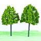HO scale Architectural model Plastic trees, street model trees
