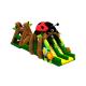 0.55mm Pvc Inflatable Obstacle Courses Insect Themed 16.3x5x5.5m Indoor Garden Bouncy Castle