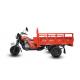Red 150CC Motorized Cargo Tricycle , Chinese Trike Motorcycle With Light Cargo Box