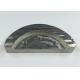 high precision cnc custom machining lathe semi-circle turning parts aluminum stainless steel with deburring finishing