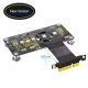 3 In 1 Combo M.2 NGFF NVME M-Key Adapter SSD To PCI- E 4X Extension Cable