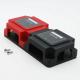 Heavy Duty 400A 48V Bus Bar Power Distribution Block Ground Busbar Box 400A Positive and Negative Busbar Red Black 8*M10 Studs