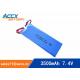 7.4V lipo battery with 3500mAh lithium polymer battery pack 6040105 pl 6040105 2S1P
