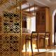 Gold Stainless Steel Partition Decor Interior Room Dividers Walls Customized