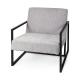 Iron /  Fabric Accent Chair Luxury Hotel Bedroom Furniture ISO