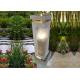 Light Ball  Marble Effect Wood Rattan Garden Fountain
