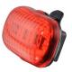 Strap On LED Bicycle Tail Light Rechargeable Detachable Blinking For Children Cycling