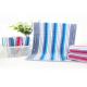 32 Strand Striped Baby Face Washers And Towels , Newborn Baby Towel High Density
