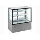 Customer Color Counter-Top Display Cabinet Freezer With Triple Easy-Cleaning Shelves