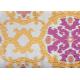 Organza Pattern Satin Jacquard Fabric Washable Printed Upholstery