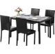 Faux Marble Top Contemporary Dinette