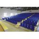 HDPE Chair Indoor Bleacher Seating / Telescopic Seating Systems 260mm Step Height