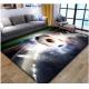 Crystal Velvet Living Room Floor Carpets 140*200cm Cartoon Football Pattern