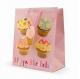 Paper Gift Bag with PP Handle and Four Colors Printing, Made of Art Paper Material