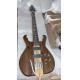 8 Strings Bass Guitar One Through Neck-Body Solid Walnut In Natural