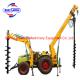 Electric Pole Installation Machine With Hand Earth Small Tractor China Brand