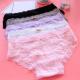                  Young Girl Transparent Lace Underwear Cotton Seamless Sexy Lingerie Women Panty Panties             
