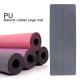 Leather yoga mat, PU+ Natural rubber yoga mat, customized pu yoga mat, large exercise mat, fitness mats wholesale