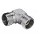 Galvanized Sheet Medium Carbon Steel 90 Degree Elbow Hydraulic Fitting with Male Threads