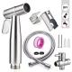 Clean and Comfortable 2024 Lizhen Hwa Bidet Spray Set with Brushed Nickel Finish