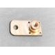 Brass High Precision Machined Parts Shaft Support Block Long Lifespan