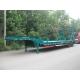 35 Tons Semi Low Bed Trailer With Bogie Suspension High Strength Steel