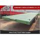 3 Axles Flatbed Container Trailer for Carry Container , Hoses , Cement Bags