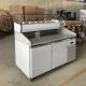 Commercial Restaurant Kitchen Equipment Pizza Prep Table Refrigerated Pizza Counter