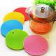 Multipurpose Round Honeycomb Silicone Pot Holders Colorful Silicone Table Mat