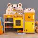 Simulated Home Wooden Toy Set Stove Children Cooking  High Safety