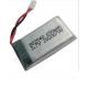 Rechargeable 802540 Drone Battery 3.7C 25C 650mAh Lipo Battery Pack KC IEC62133