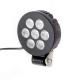 5 inch 21W round black LED work light with 7pcs*3w high intensity LEDS for Off road vehicle