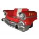 Red Blue Industrial Retro Chevy Car Shape Sofa Couch